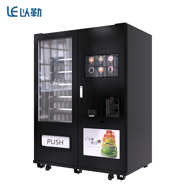 Distributeur automatique de café pour boissons et collations