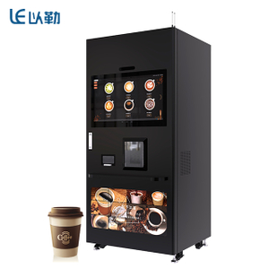 Frais au sol avec le distributeur automatique LE308G de café de glace chaude de machine à glaçons